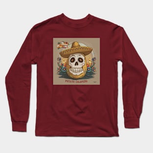 Potato Calavera Long Sleeve T-Shirt